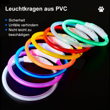 Laden Sie das Bild in den Galerie-Viewer, Wiederaufladbares Leuchtendes Halsband Für Haustiere