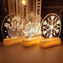 Laden Sie das Bild in den Galerie-Viewer, Weihnachtsdekorative Nachtlichter