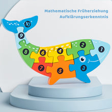 Laden Sie das Bild in den Galerie-Viewer, Pädagogisches 3D-Holzpuzzle für Kinder