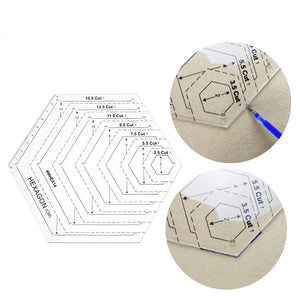 Kreative DIY Patchwork manuelles Zeichenlineal