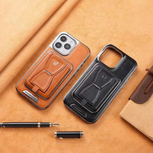Laden Sie das Bild in den Galerie-Viewer, Luxuriöse magnetische Handytasche aus Leder
