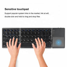 Laden Sie das Bild in den Galerie-Viewer, Klappbare Bluetooth-Tastatur