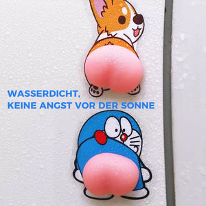 Netter Kreativer Schutzaufkleber für Autotür