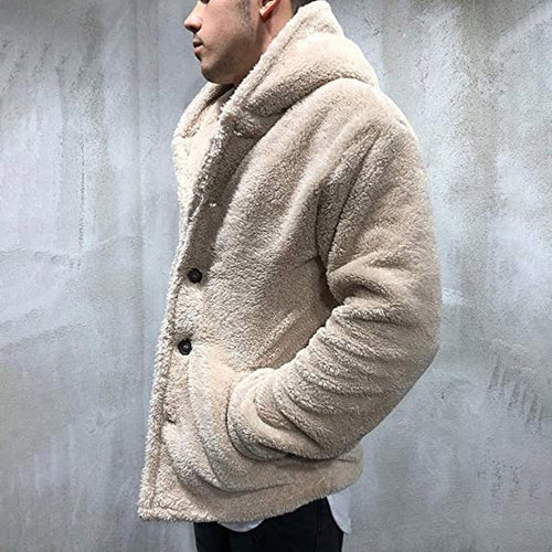 Fuzzy Sherpa-Jacke für Herren