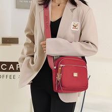 Laden Sie das Bild in den Galerie-Viewer, Lässige leichte Umhängetasche mit mehreren Taschen für Damen