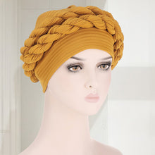 Laden Sie das Bild in den Galerie-Viewer, Weicher einfarbiger geflochtener Hut