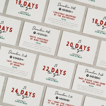 Laden Sie das Bild in den Galerie-Viewer, Weihnachts-Adventskalender - 24 Tage Weihnachtskarten-Set