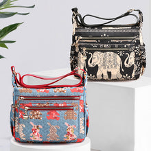 Laden Sie das Bild in den Galerie-Viewer, Stilvolle leichte wasserdichte bedruckte Umhängetasche