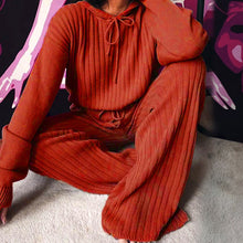 Laden Sie das Bild in den Galerie-Viewer, Lässig gestricktes 2-teiliges Set für Damen