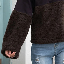 Laden Sie das Bild in den Galerie-Viewer, Verdicktes doppelseitiges Fleece-Sweatshirt