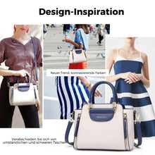 Laden Sie das Bild in den Galerie-Viewer, Modische Kontrast-Handtasche Aus PU-Leder