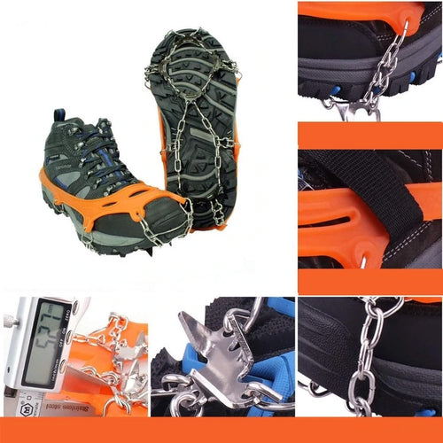 Rutschfester Überschuh aus Manganstahl