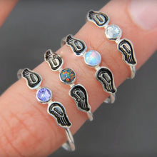 Laden Sie das Bild in den Galerie-Viewer, Personalisierte Engelsflügel-Ring