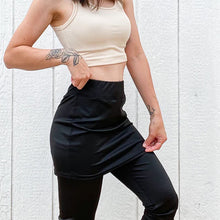 Laden Sie das Bild in den Galerie-Viewer, Einfarbige Lässige Yogahose mit Seitentaschen