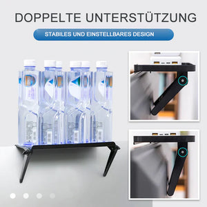 Kreative Aufbewahrungshalterung auf der TV-Oberseite