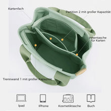Laden Sie das Bild in den Galerie-Viewer, Canvas Tasche Tragetasche