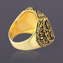 Laden Sie das Bild in den Galerie-Viewer, Gravierter Doppeladler-Ring