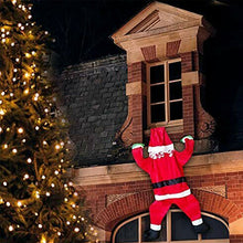 Laden Sie das Bild in den Galerie-Viewer, Hängender kletternder Weihnachtsmann