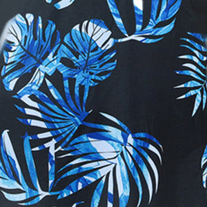 Bikini mit Blattmuster