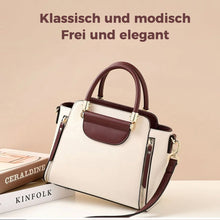 Laden Sie das Bild in den Galerie-Viewer, Modische Kontrast-Handtasche Aus PU-Leder