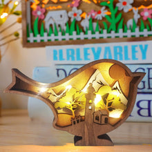 Laden Sie das Bild in den Galerie-Viewer, Ostern Tierische Dekoration aus Holz