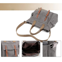 Laden Sie das Bild in den Galerie-Viewer, Damen Handtasche Umhängetasche aus Segeltuch