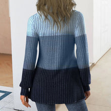 Laden Sie das Bild in den Galerie-Viewer, Lockerer Pullover mit Farbeblock-Print