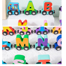 Laden Sie das Bild in den Galerie-Viewer, Hölzernes digitales Eisenbahn-Spielzeug