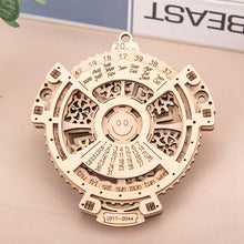 Laden Sie das Bild in den Galerie-Viewer, Holzpuzzle Ewiger Kalender