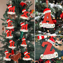 Laden Sie das Bild in den Galerie-Viewer, Weihnachtlicher dekorativer Buchstabenanhänger