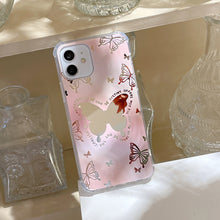 Laden Sie das Bild in den Galerie-Viewer, Stoßfeste iPhone Schmetterling-Handyhülle