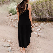 Laden Sie das Bild in den Galerie-Viewer, Damen langes Kleid mit Neckholder
