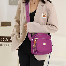 Laden Sie das Bild in den Galerie-Viewer, Lässige leichte Umhängetasche mit mehreren Taschen für Damen