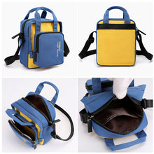 Laden Sie das Bild in den Galerie-Viewer, Lässige Umhängetasche Aus Nylon In Kontrastfarbe