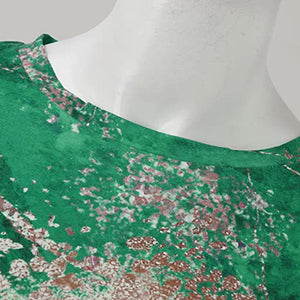 T-Shirt mit mehrfarbigem Aufdruck