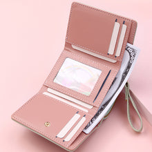 Laden Sie das Bild in den Galerie-Viewer, Damen Lässige Geldbörse mit mehreren Kartenfächern und Reißverschluss