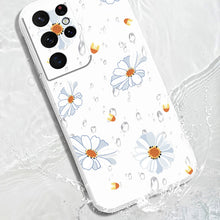 Laden Sie das Bild in den Galerie-Viewer, Gänseblümchen-Handyhülle aus Silikon für Samsung