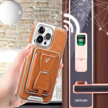 Laden Sie das Bild in den Galerie-Viewer, Luxuriöse magnetische Handytasche aus Leder