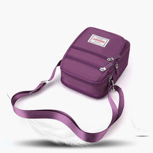 Laden Sie das Bild in den Galerie-Viewer, Mehrlagige leichte kleine quadratische Umhängetasche mit großem Fassungsvermögen