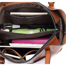 Laden Sie das Bild in den Galerie-Viewer, Damen Ölwachs Leder Einfache Tasche