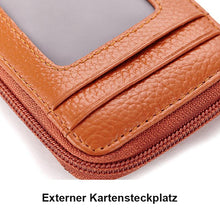 Laden Sie das Bild in den Galerie-Viewer, RFID Kartenhalter für diebstahlschutzbürste aus leder