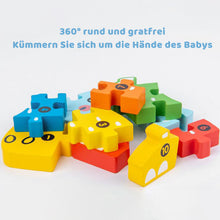 Laden Sie das Bild in den Galerie-Viewer, Pädagogisches 3D-Holzpuzzle für Kinder