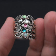 Laden Sie das Bild in den Galerie-Viewer, Personalisierte Engelsflügel-Ring