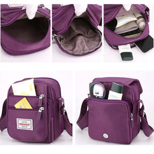 Laden Sie das Bild in den Galerie-Viewer, Wasserdichte leichte Nylon-Umhängetasche mit großer Kapazität