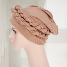 Laden Sie das Bild in den Galerie-Viewer, Weicher einfarbiger geflochtener Hut