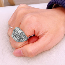 Laden Sie das Bild in den Galerie-Viewer, Gravierter Doppeladler-Ring