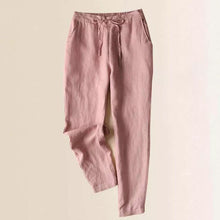 Laden Sie das Bild in den Galerie-Viewer, Lässige Haremshose aus Baumwolle für Damen
