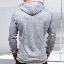 Laden Sie das Bild in den Galerie-Viewer, Einfarbiger Hoodie mit Reißverschluss