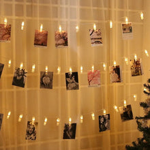 Laden Sie das Bild in den Galerie-Viewer, LED-Lichterkette mit Clip