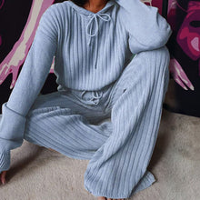 Laden Sie das Bild in den Galerie-Viewer, Lässig gestricktes 2-teiliges Set für Damen